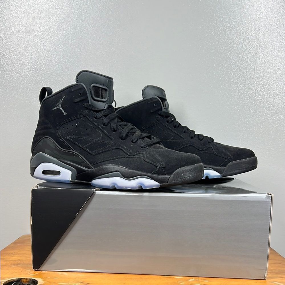 Authentic Jordan MVP Black Sneakers with box